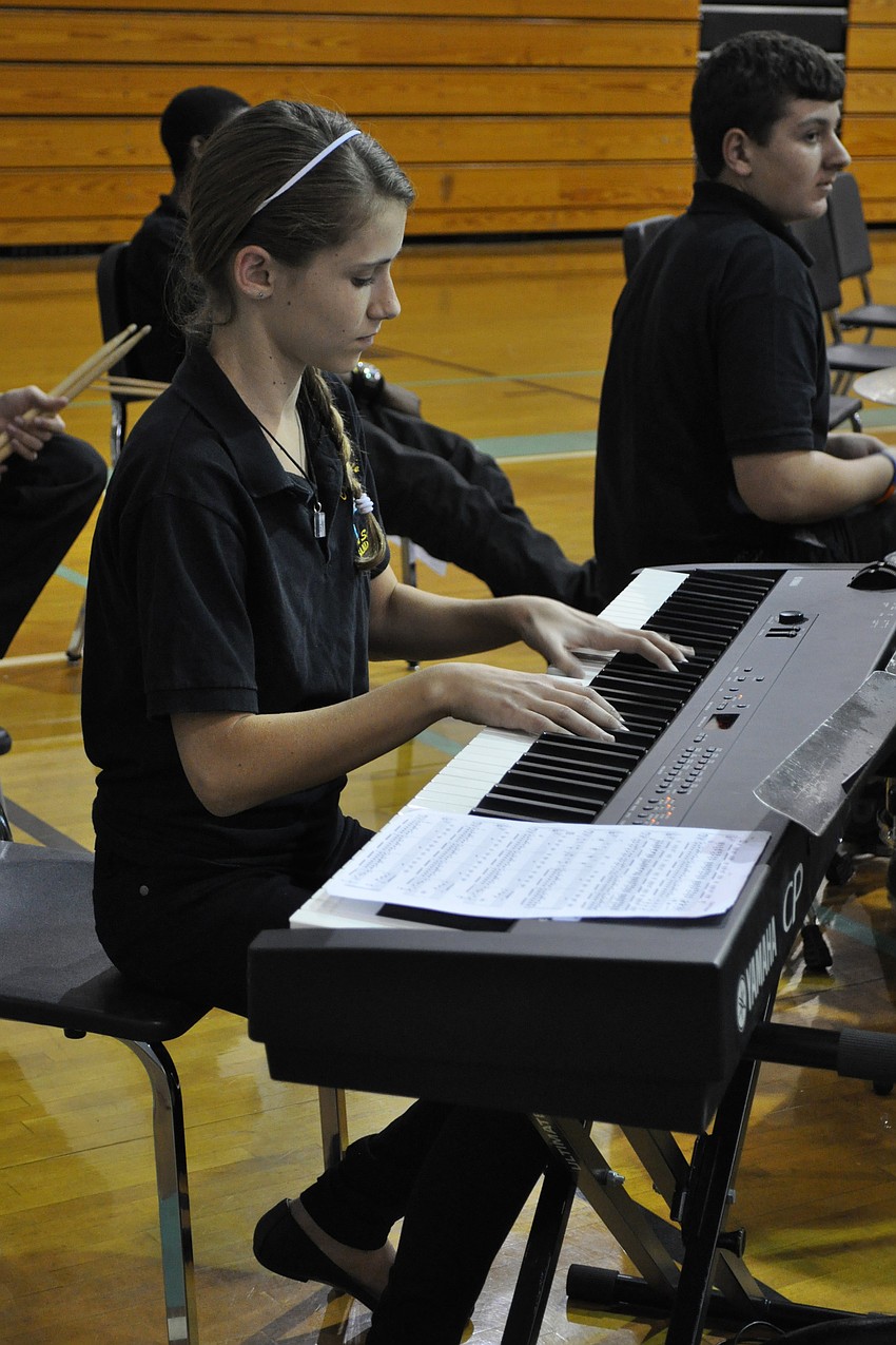 Kailyn Scully performed with the Jazz Band.