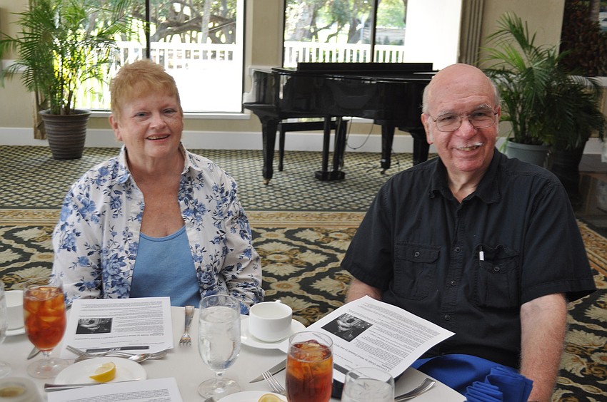 Brian Cislak and Judy Bell were visiting Ft. Meyers from Wisconsin when they heard about the meeting and drove up just for the Democrat Club.