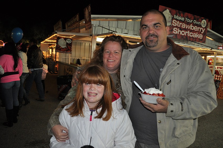 Gullett Elementary School student Shelby Overstreet came out with her parents, Eileen and Rich.