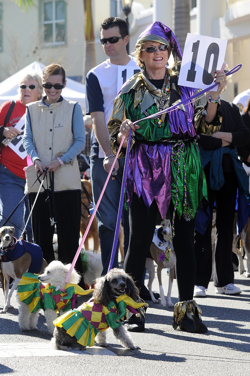 Lakewood Ranch Country Club resident Linda Kammerer and her dogs Bijou and Tiffany made quite an impression.