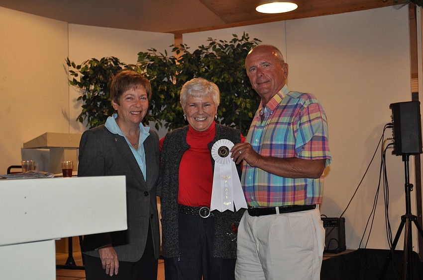 Nora Patterson, Helen Clifford and Ralph Bouma