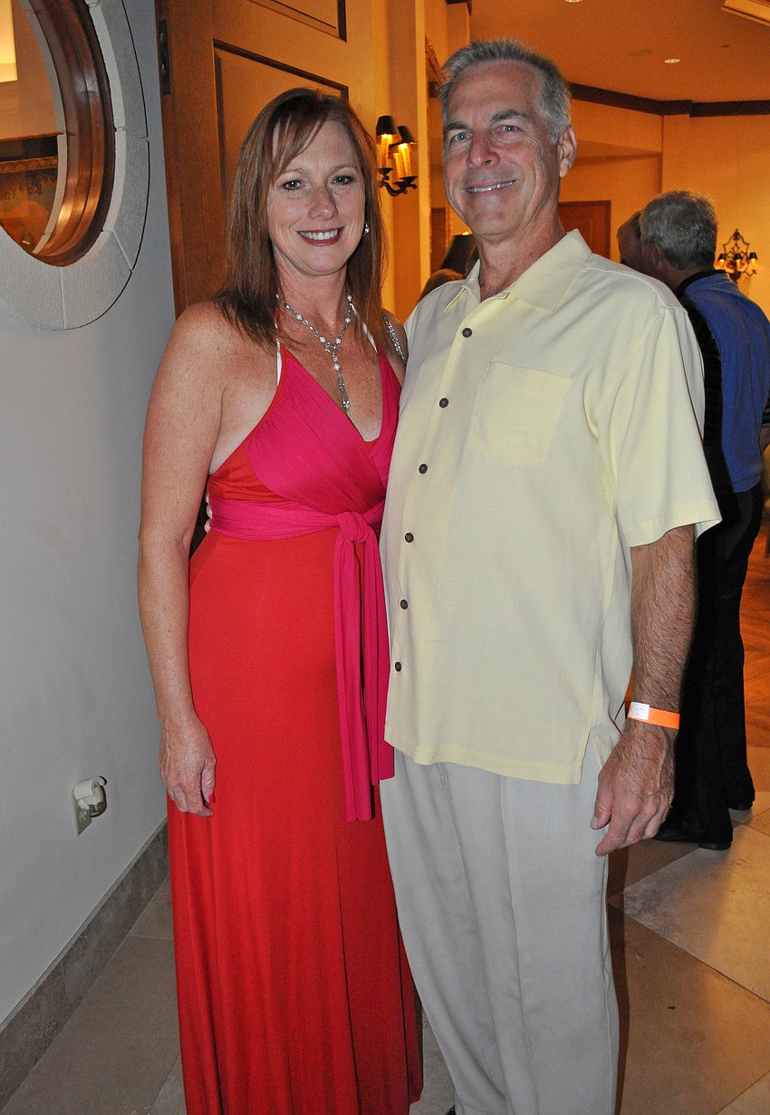 Marcia Frost and Wayne Osher were looking forward to trying their luck in the poker tournament.