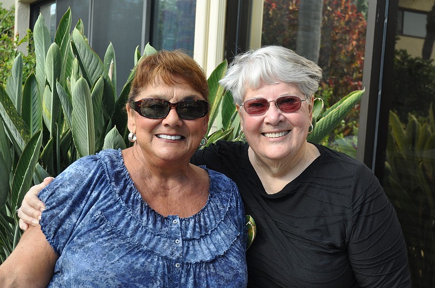 First lady of the association Pam Zefeldt with Office Manager Jeanette Frint