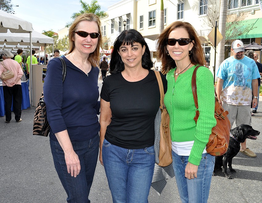 Sandra Checca, Caroline Ratner and Jolane Rutherford came out to support their daughters.