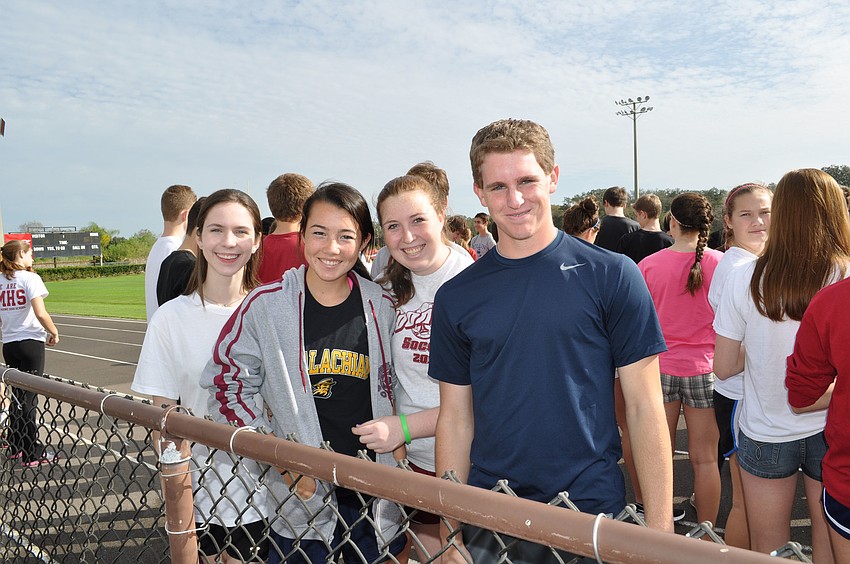 Alexandria Barth, Haley McCurdy, Casey Dowling and John Redenberry