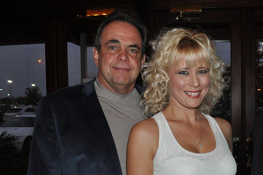 Incoming Gulf Coast Builders Xchange Chairman Darrell Turner with Lynn Ross