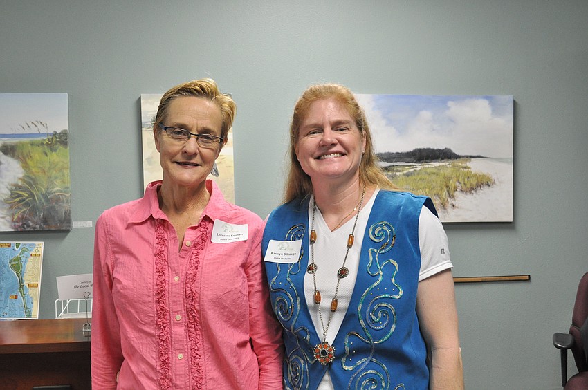 Lorraine English and Karolyn Silbaugh of Dolce Orchestra