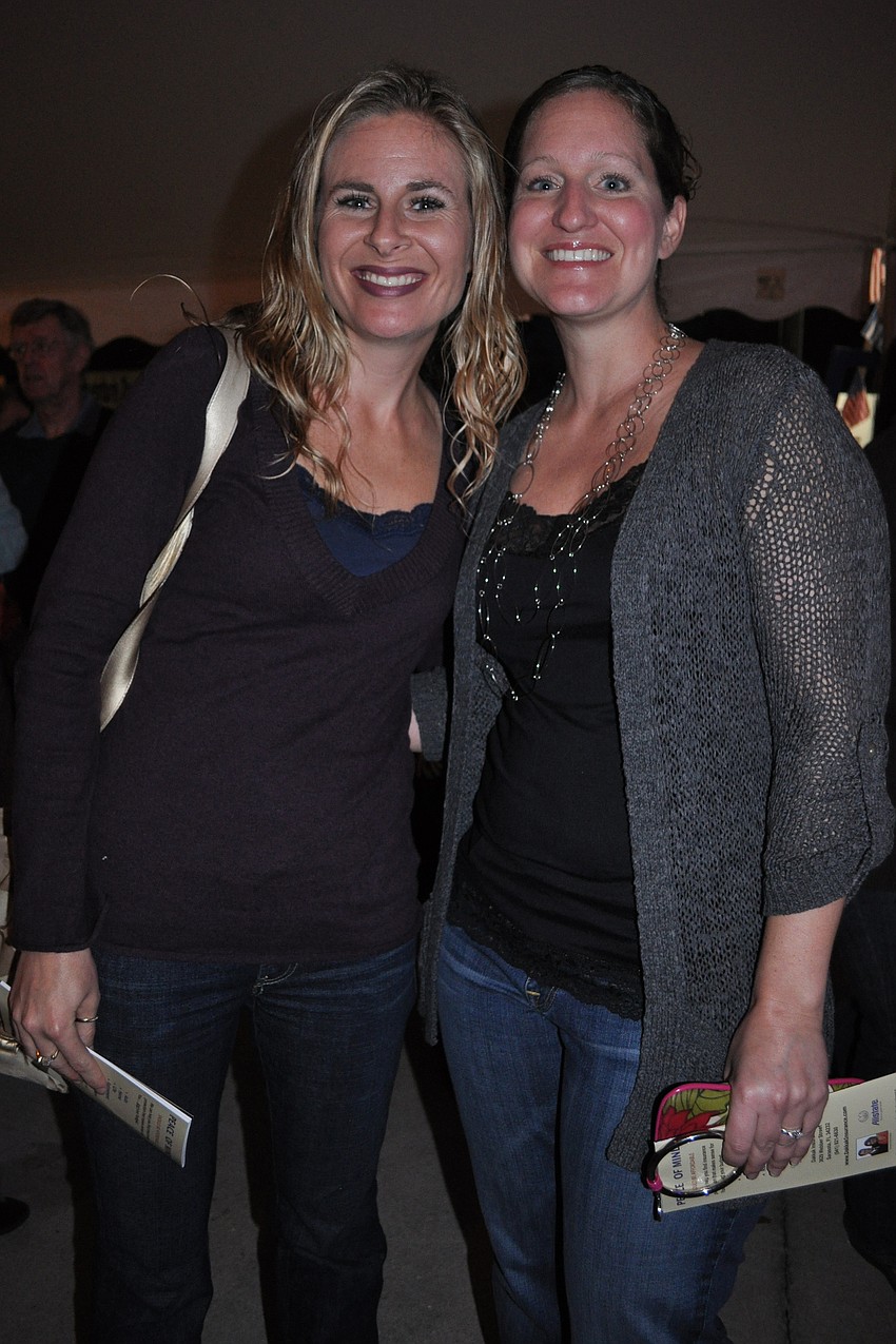 Rebecca Brouwer and Monica Reid came out to see the dancers.