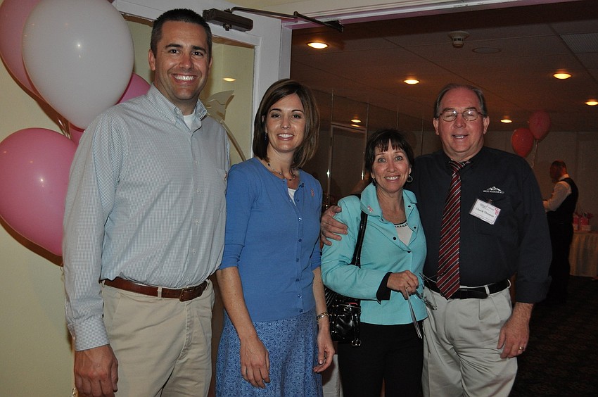 Kim and Angie Lund with Nancy and Chuck Thomas