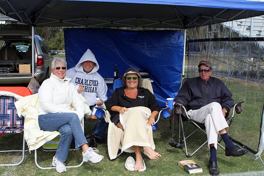 Gay Pung, Pat Brown, Jane Waddell and Dennis O'Brien