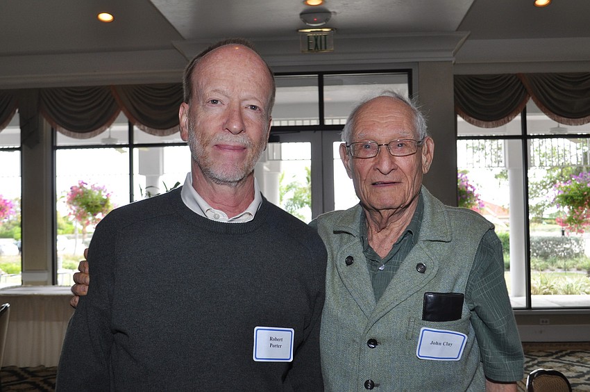 Robert Porter and former president of the Democrat Club John Clay