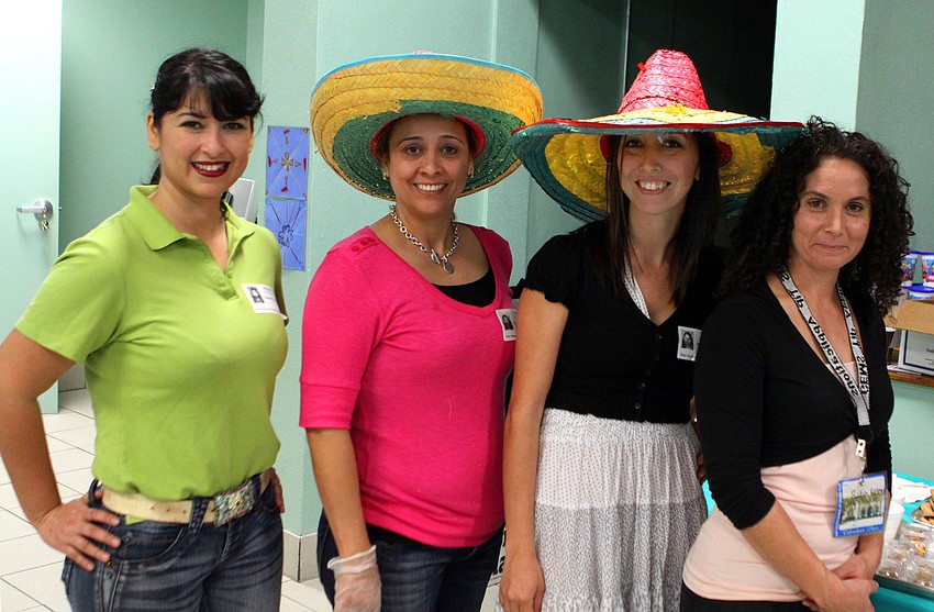 Diana Durand, Estrella Galvan, Norma Fehr and Robyn Epstein all helped out at El Restaurante Bay Haven, Thursday, Feb. 23.