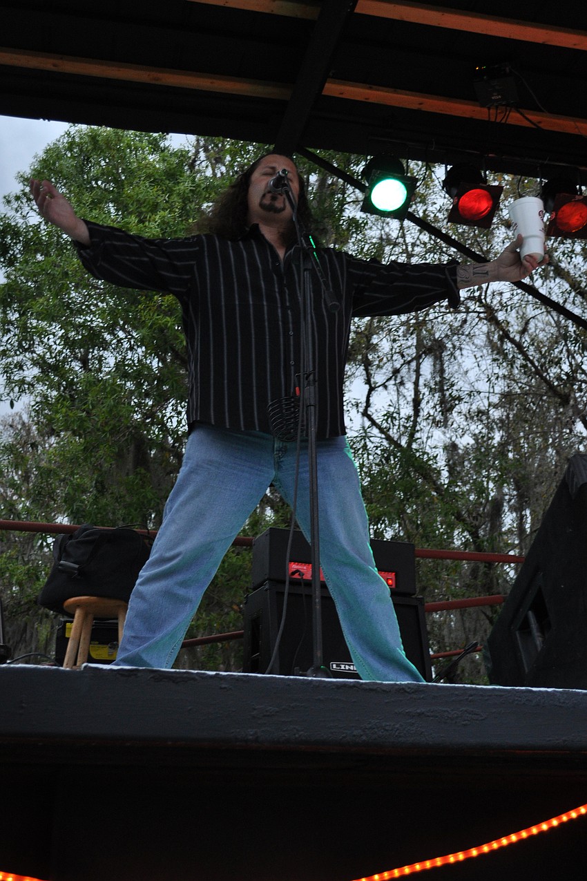 Members of Whiskey Blind, and several others bands, kept the crowd entertained.