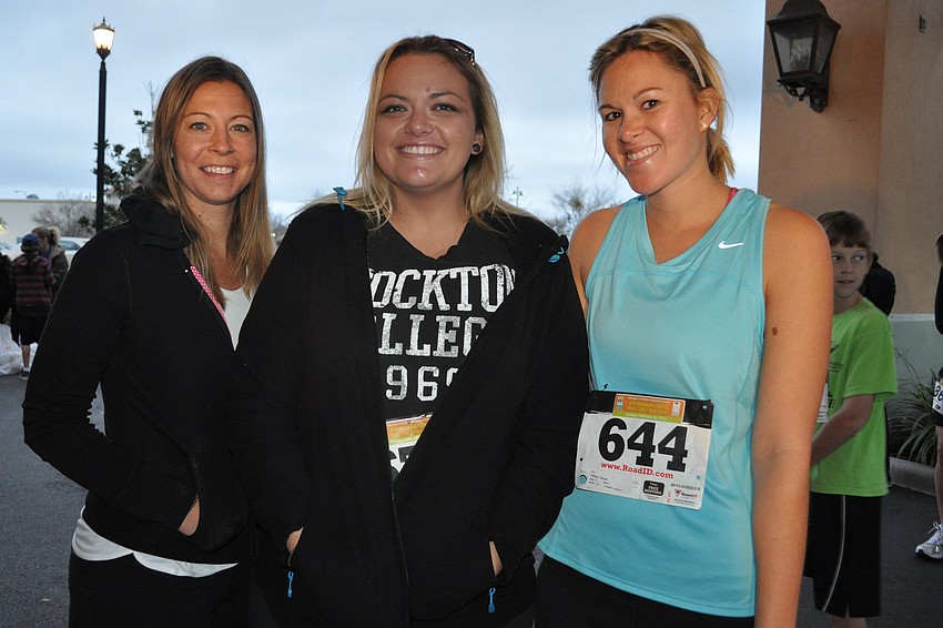 Andrea Coe, Katie Van Beveren and Tatum Talley ran the 10K.