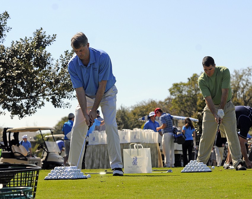 Dave McCutcheon and Tim Mitten were two of 148 professional and amateur golfers who played in the tournament.