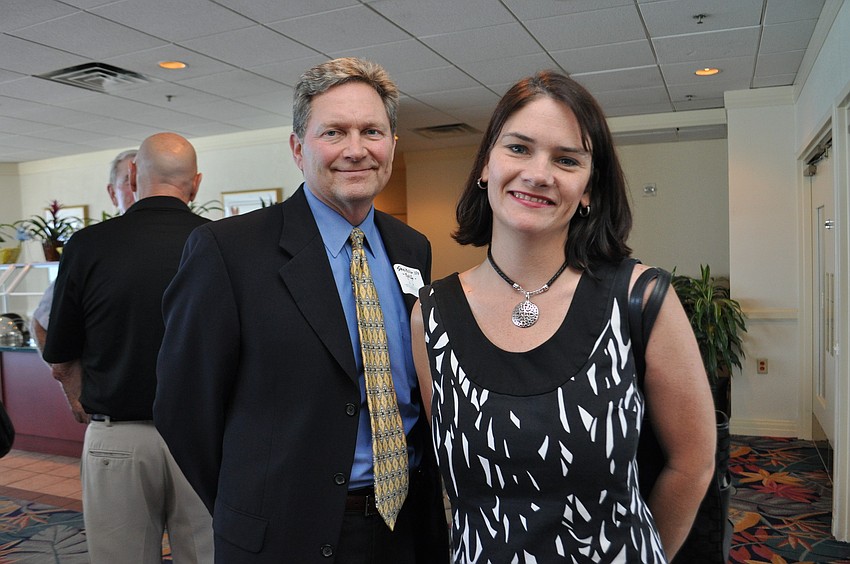 Steve Keller with Metlife and Rhonda Coblentz with Principal Financial Group
