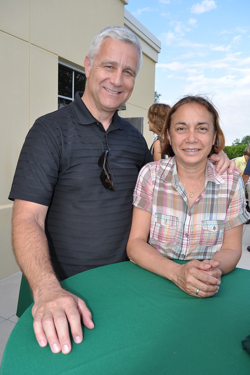 Dave and Rosita Haas checked out the various companies represented.
