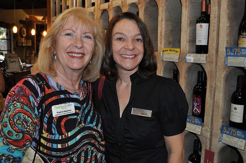 Virginia Stephens, of Tidewell, with Christine Pozefsky, of Sprint