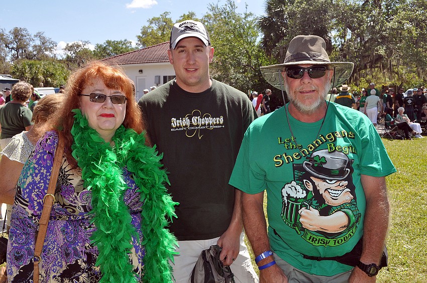 Elaine Blodgett, Elijah Rollson and Keith Blodgett