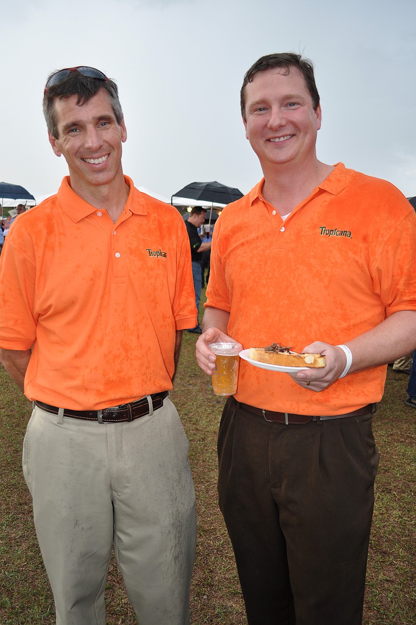 Alan Harmsworth and Cliff McDerment represented Tropicana.