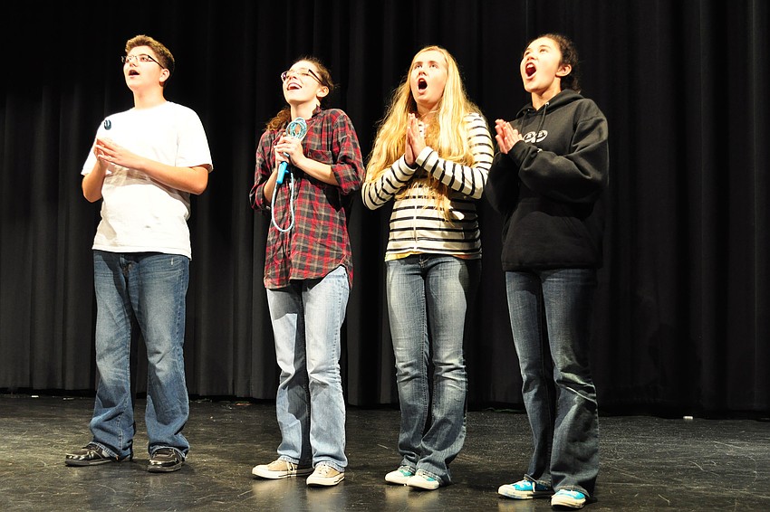 Students sang about their love for candy