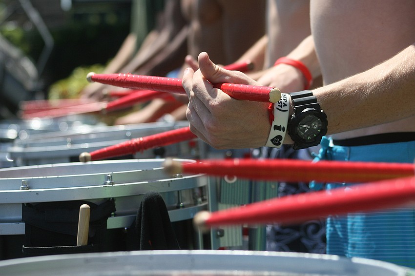 The group comprises drummers from throughout Manatee County.