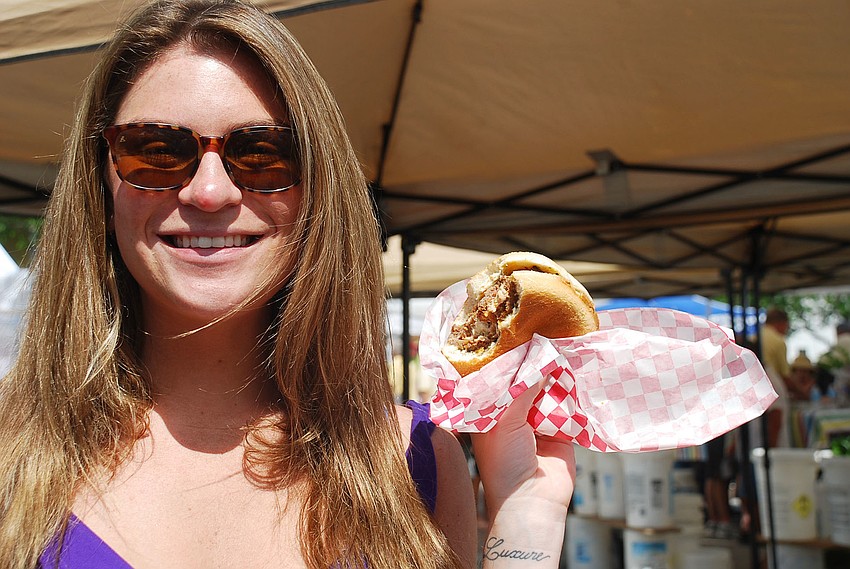 Kamuran Sokmensuer enjoying the food