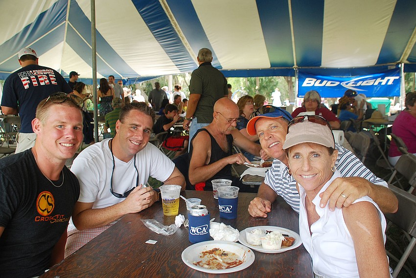 Mark Ellis, Coruy, Dave and Nancy Sherk.