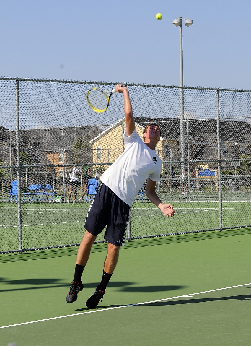 Braden River senior Jacob Kargauer advanced to the No. 5 singles final.