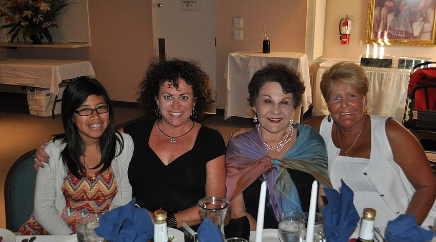 Madeline and Dawn Dill with Berverly Ervin and Sara Scribner