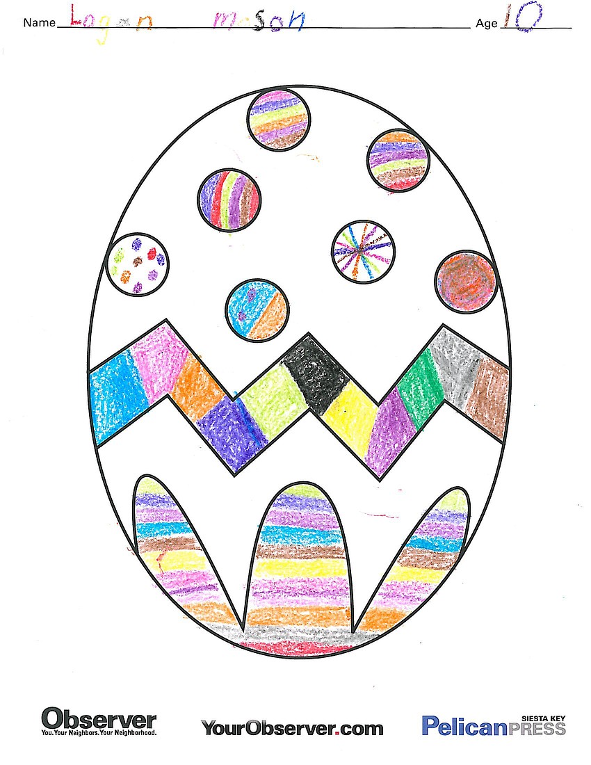 Logan Mason, 10, placed third.