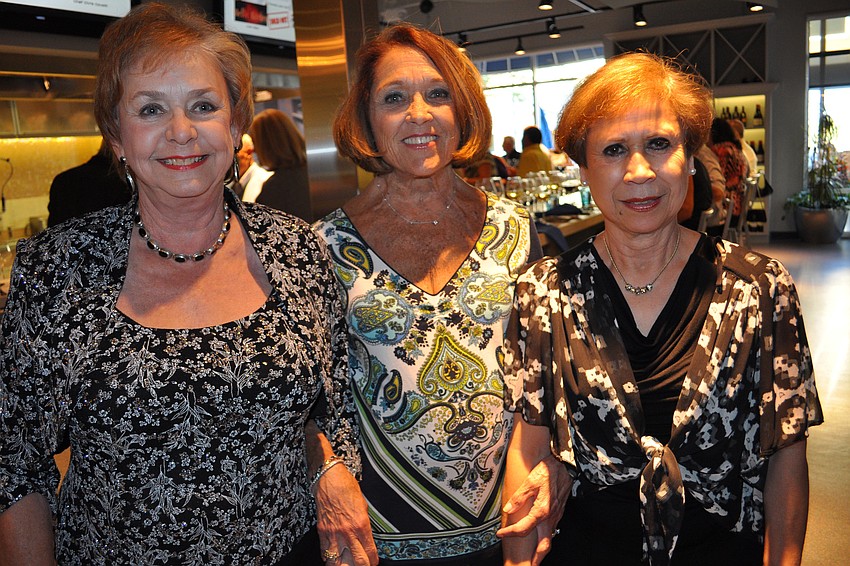 Suzy Machamer, Dixie Mitchell and Judy Hartman came from out of town.