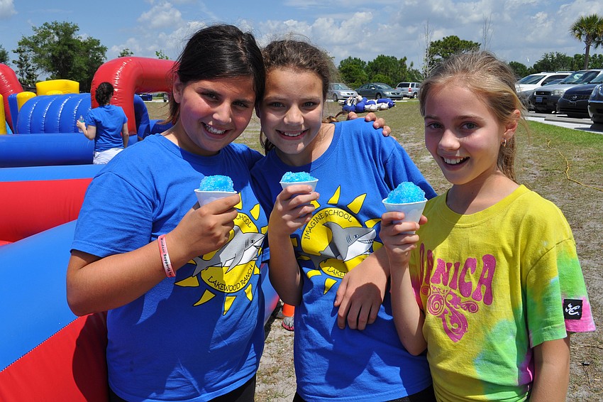 Madison Schaefer, Alexa Seneck and Taylor White are in fifth grade.