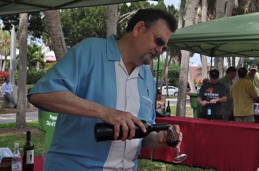 Scott Tracy pouring Gentleman Farmer
