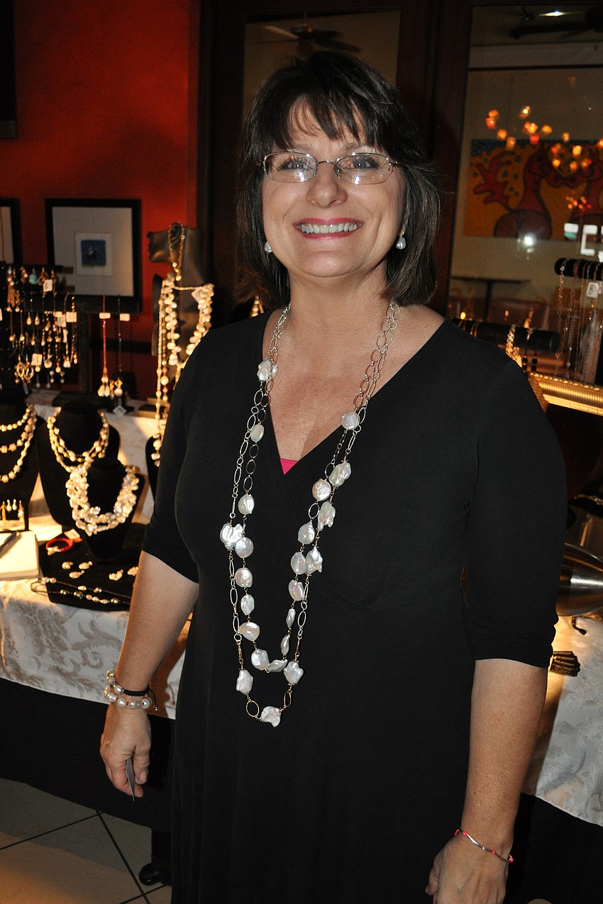 Barb McSweeney sold her jewelry to help raise funds.