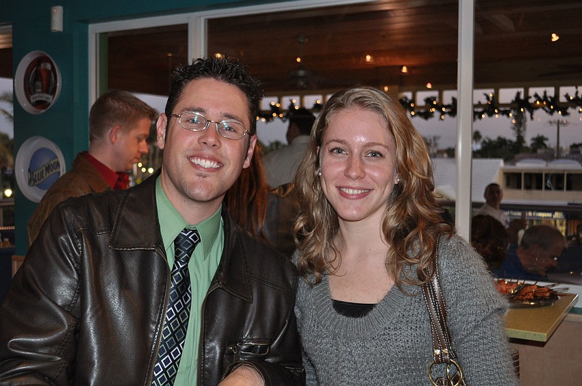 Young Professionals Group chair Frank Maggio poses with Ruth Michel.