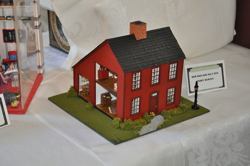 Miniature house created by Terry Murphy