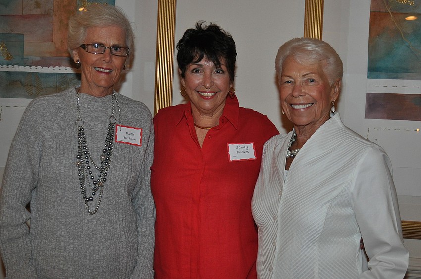 Ruth Becklin, Roselyn Erickson and Sandy Endres