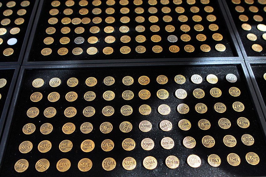 Personalized Golf Markers made by Kolden Design.