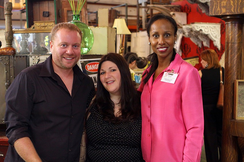 Richard and Sarah Dirden with Davoelene Trusty