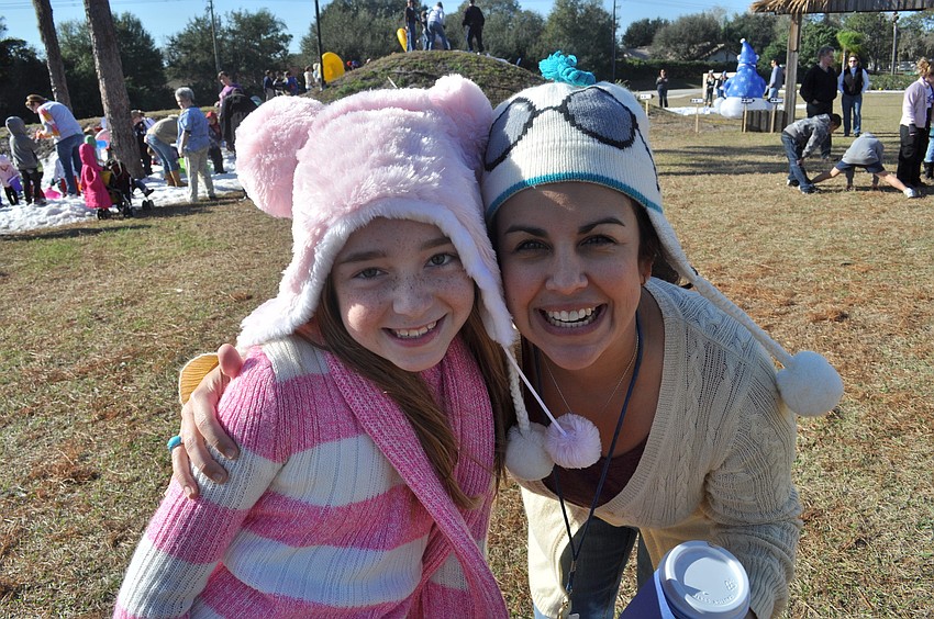 Linda Bradshaw and Brooke Carlson showed off their hats.