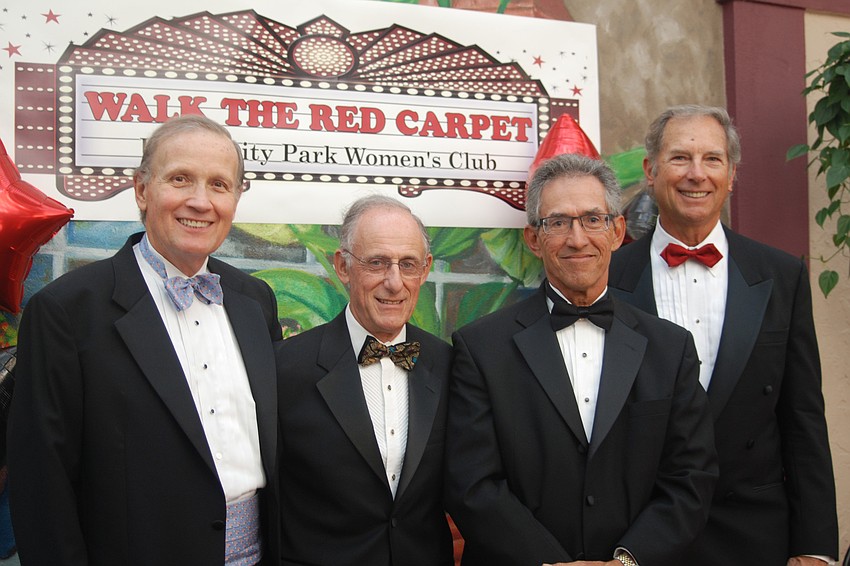 Bob Schauer, Michael Wallace, Bert Arrillaga and David Krombeen served as escorts for the evening.