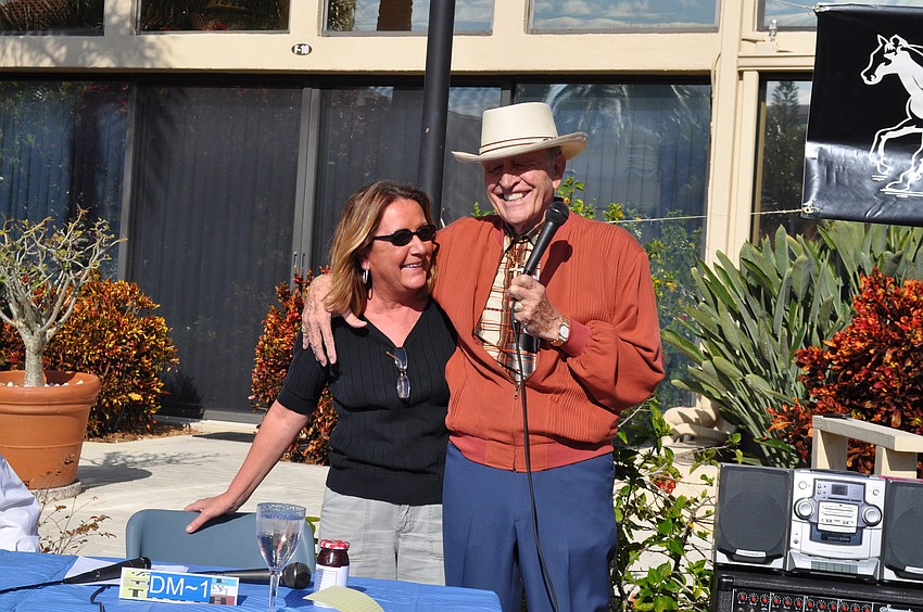 Reservations Manager Kate Eiseler and D.M. Williams