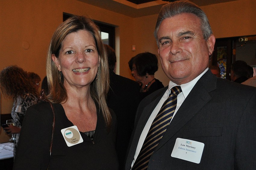 Laura Cosgrove and Lou Mariany, both of Eidson Insurance
