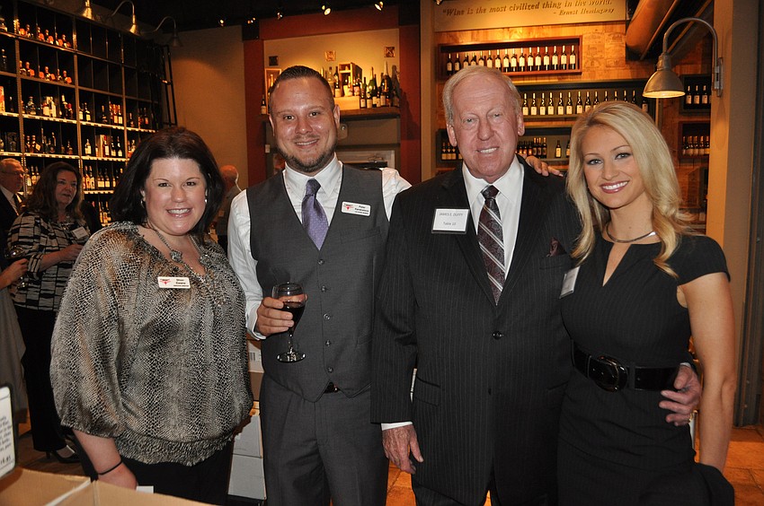 Literacy Council Executive Director Shon Ewens, Literacy Council Board Member Peter Karabatsos, former ABC President James Duffy and Lauren Dorsett