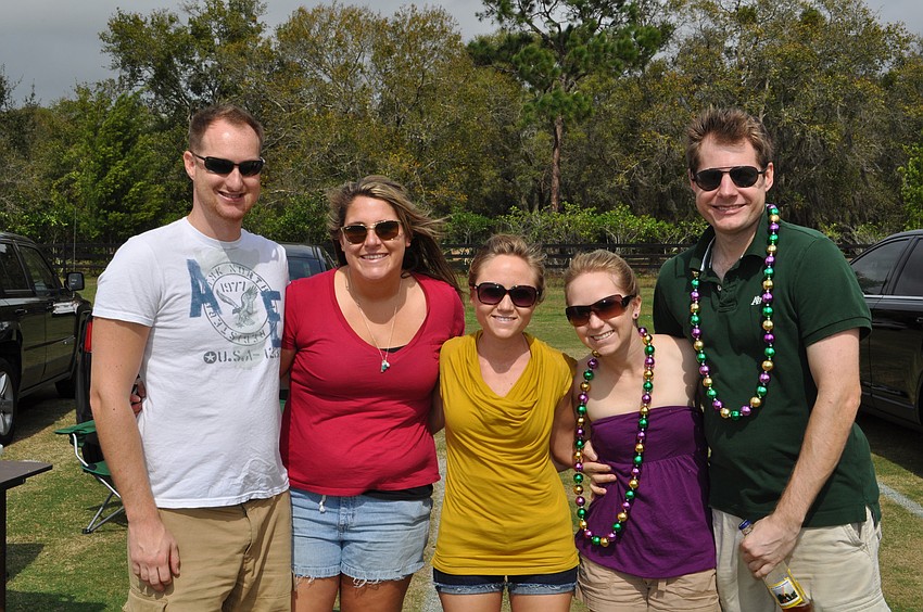 Logan and Sarah Hatch, Jana and Chelsea Duchene and Bill Grewe