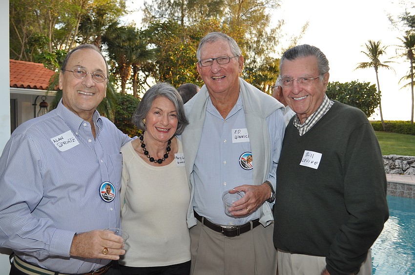 Alan Sprintz, Mary Lou Winnick, Ed Winnick and Bill Levine