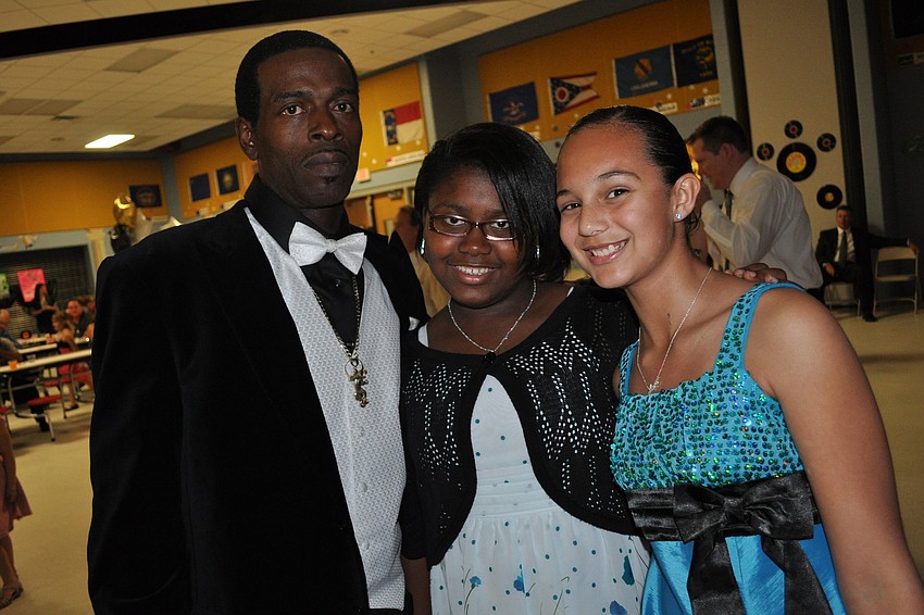 Eddie Love and his daughter, Kiana, caught up with Ciliana Gough.