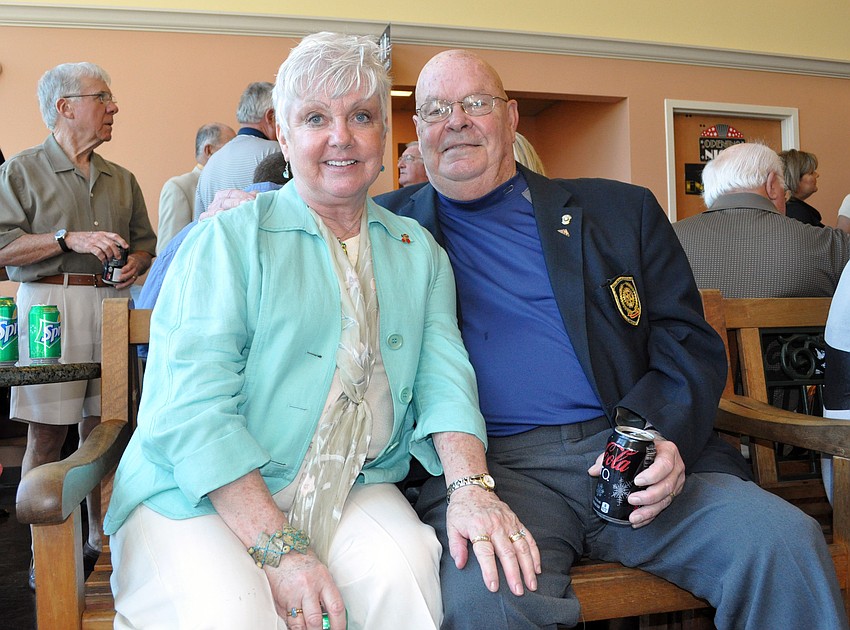 Lakewood Ranch Rotary Club members Denise and Jerry Hearn came out to show their support.