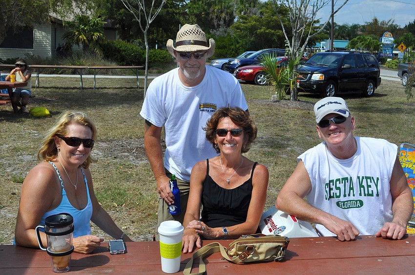 Sandy Hague, Jerry and Kathy Robinson and James Morgan